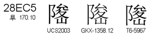 U+28EC5